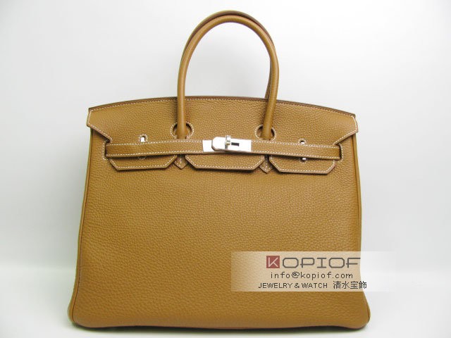 エルメス バーキン35トゴ ゴールド(金具:シルバー) her421